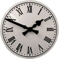 Ulverston Outdoor Clock Service white dial