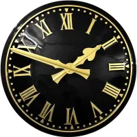 Ulverston Outdoor Clock Service dark dial