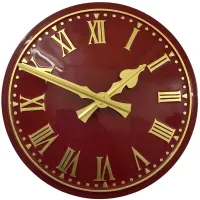 Ulverston Outdoor Clock Service red dial